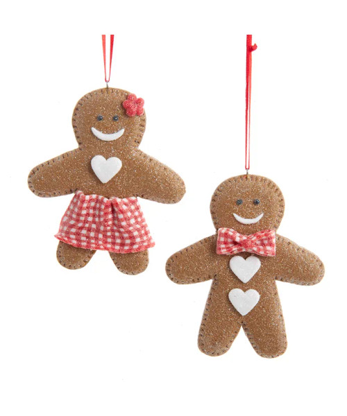 GINGERBREAD ORNAMENTS - D4048