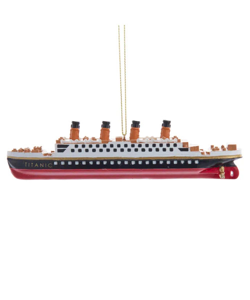 TITANIC BOAT ORNAMENT - E0857