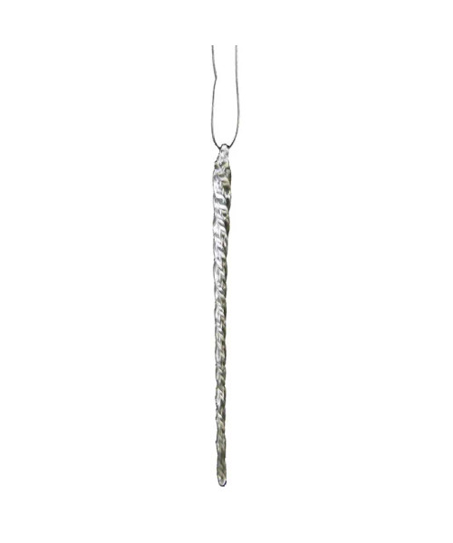 TWISTED GLASS ICICLE SET OF 12 - J2057