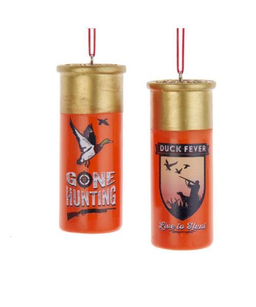 OVERSIZED SHOTGUN SHELL ORNAMENT - J8673