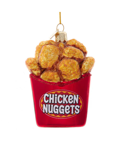 GLASS CHICKEN NUGGETS ORN - NB1731 GLASS CHICKEN NUGGETS ORN - NB1731