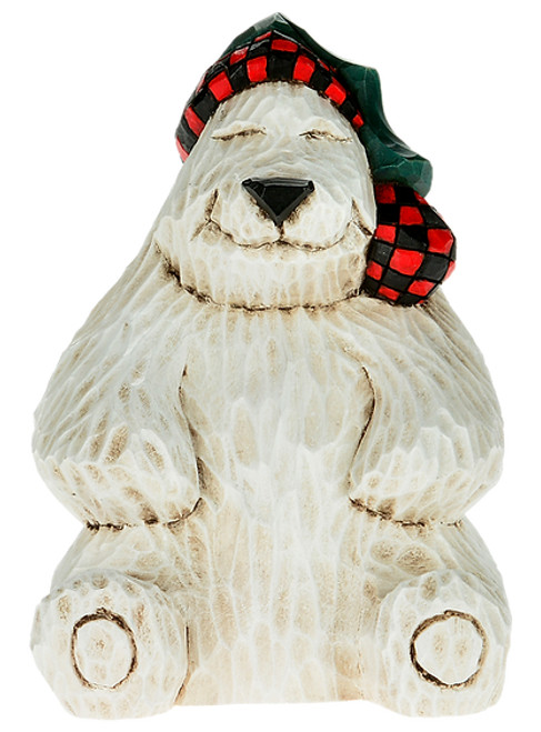 5" SITTING POLAR BEAR - S1037