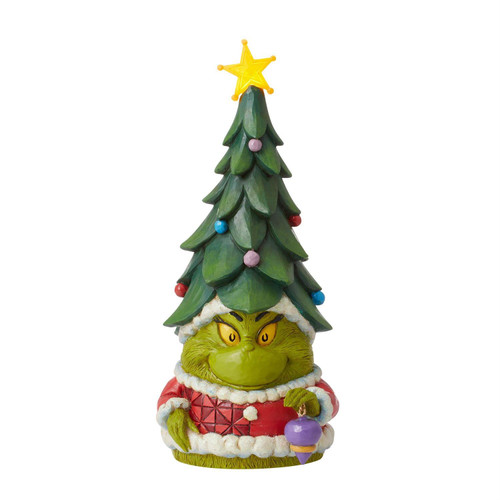 GRINCH GNOME WITH LIT STAR CHRISTMAS TREE HAT - JIM SHORE - 6012703 GRINCH GNOME WITH LIT STAR CHRISTMAS TREE HAT - JIM SHORE - 6012703