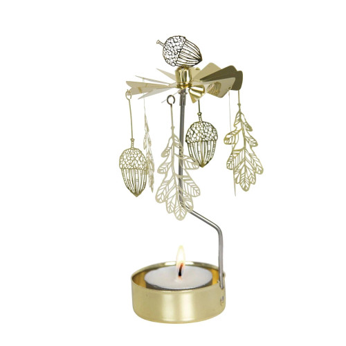 ROTARY CANDLEHOLDER OAK - 90-AN510