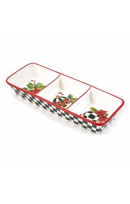 DECK THE HALLS TRIO PLATTER - 41804-2133 DECK THE HALLS TRIO PLATTER - 41804-2133