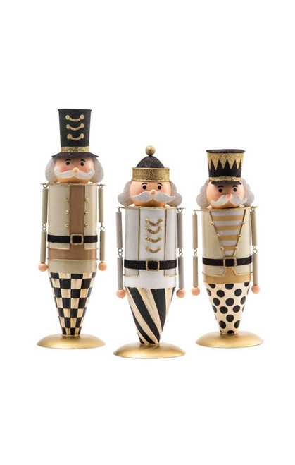 GLAM UP TIN NUTCRACKER FIGURES - 35516-1175 GLAM UP TIN NUTCRACKER FIGURES - 35516-1175