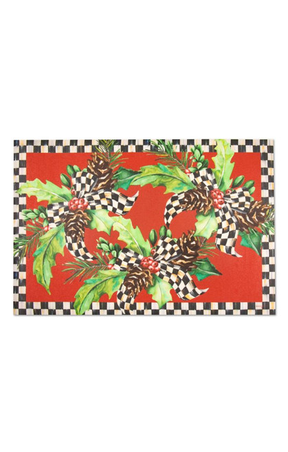HOLLY HOLIDAY FLOOR MAT - 2'X3' - 360-04313