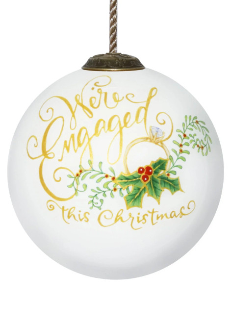 WE'RE ENGAGED ORNAMENT - NICOLE TAMARIN - 2011025 WE'RE ENGAGED ORNAMENT - NICOLE TAMARIN - 2011025