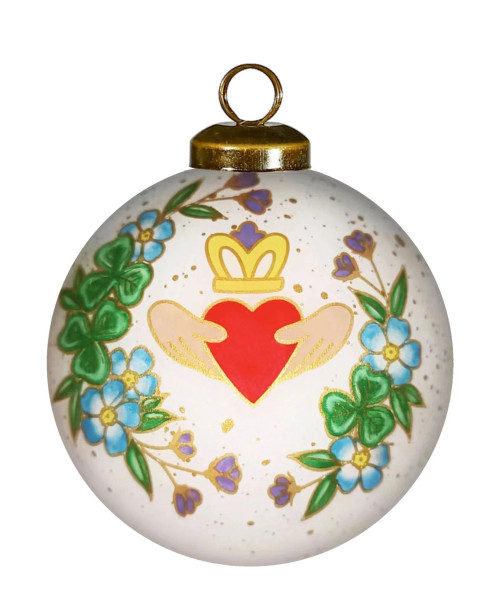 CLADDAGH ORNAMENT - LEAVENWORTH ARTIST CANDICE ANN - 2321010 CLADDAGH ORNAMENT - LEAVENWORTH ARTIST CANDICE ANN - 2321010