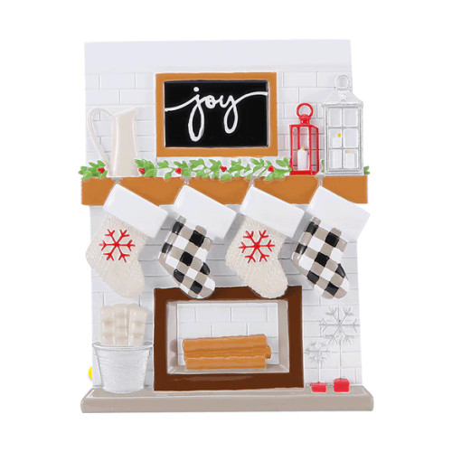 FAMILY OF 4 FIREPLACE MANTLE FAMILY ORNAMENT - OR2030-4 FAMILY OF 4 FIREPLACE MANTLE FAMILY ORNAMENT - OR2030-4