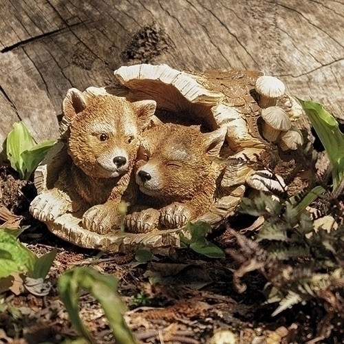 WOLF PUPS STATUE TIMBER TAILS - 14378 WOLF PUPS STATUE TIMBER TAILS - 14378