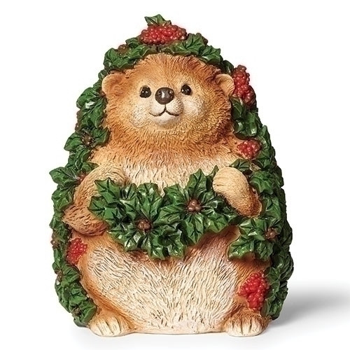 HEDGEHOG WOOD CARVED STYLE FIGURE TIMBER TAILS - 137039