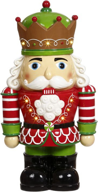 KING NUTCRACKER WITH LIGHTS 18.5" - 72-03704