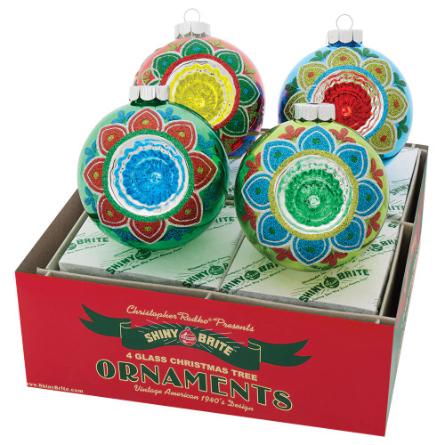 HOLIDAY SPLENDOR 4 COUNT 4" ROUNDS WITH REFLECTOR - 4028219