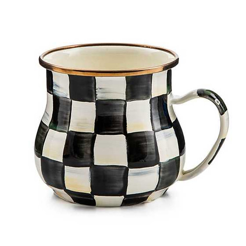 COURTLY CHECK MUG - 89204 COURTLY CHECK MUG - 89204