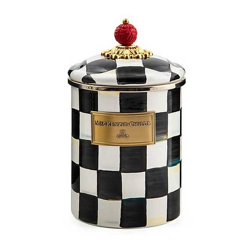 COURTLY CHECK MEDIUM CANISTER - 89225-40R COURTLY CHECK MEDIUM CANISTER - 89225-40R
