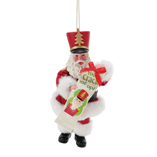 YOU CRACK ME UP SANTA NUTCRACKER ORNAMENT - 6015399 YOU CRACK ME UP SANTA NUTCRACKER ORNAMENT - 6015399