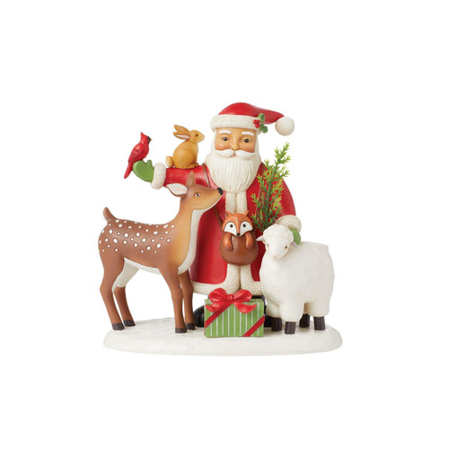 SWEET FOREST FRIENDS SANTA FIGURE - 6015761 SWEET FOREST FRIENDS SANTA FIGURE - 6015761