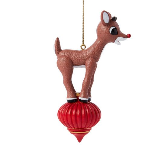 RUDOLPH STANDING ON ORNAMENT - 6015529 RUDOLPH STANDING ON ORNAMENT - 6015529