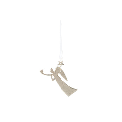 ALUMINUM HEART ANGEL ORNAMENT - 6016097 ALUMINUM HEART ANGEL ORNAMENT - 6016097