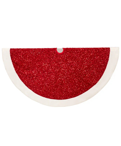 RED SEQUINED TREE SKIRT - TS0275 RED SEQUINED TREE SKIRT - TS0275