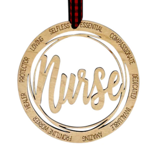WOODEN NURSE ORNAMENT - COFR-01 WOODEN NURSE ORNAMENT - COFR-01