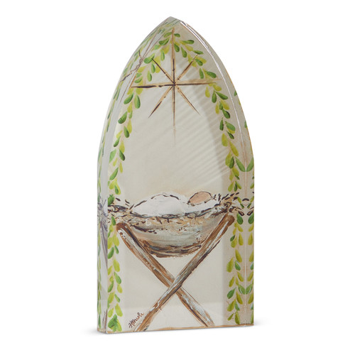 8'' JESUS IN THE MANGER ACRYLIC CUT OUT BLOCK - 4428134