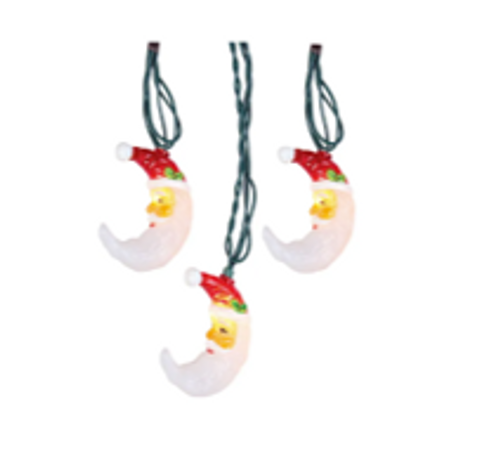 UL 10/L SANTA MOON FACE LIGHT SET - UL4345