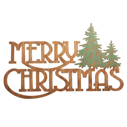 38" MERRY CHRISTMAS WALL SIGN - 4425926 38" MERRY CHRISTMAS WALL SIGN - 4425926