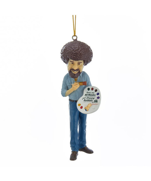 RESIN BOB ROSS ORN - BO2181