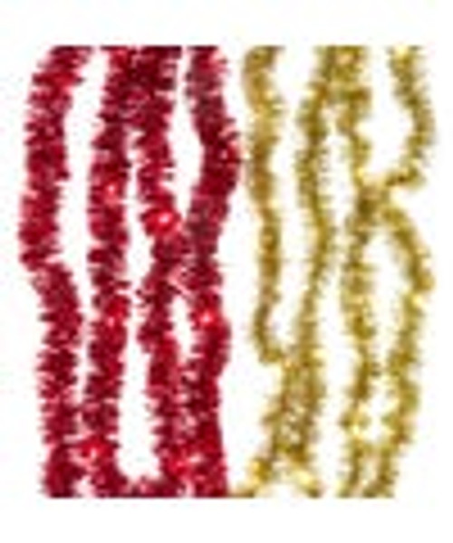 6'  LED TINSEL GARLAND - BAT0331RGO