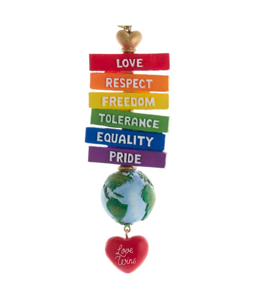 PRIDE SIGN ORNAMENT - E0873
