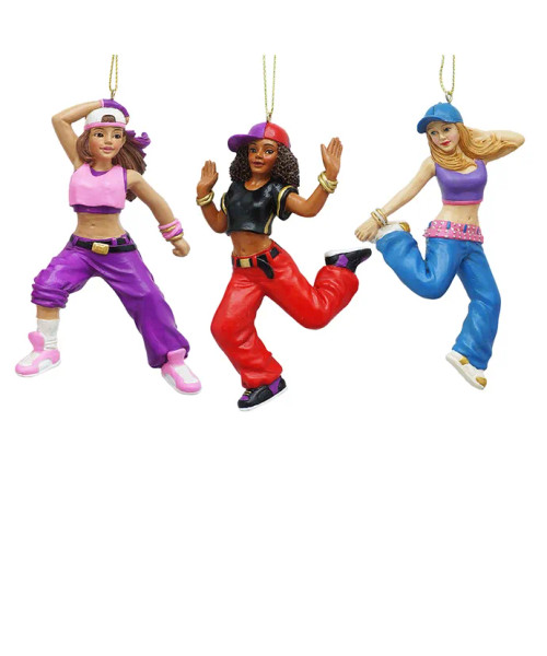 HIP HOP DANCER ORNAMENT - E1007