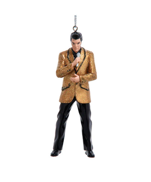 ELVIS PRESLEY IN GOLD JACKET ORNAMENT - EP1233 ELVIS PRESLEY IN GOLD JACKET ORNAMENT - EP1233