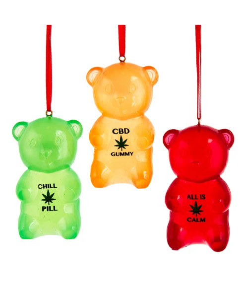 CBD GUMMY BEAR ORNAMENT - D4297 CBD GUMMY BEAR ORNAMENT - D4297
