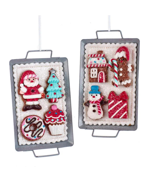 CLAYDOUGH SUGAR COOKIE SHEET ORNAMENT - D4354