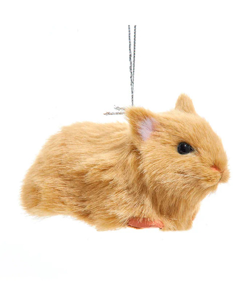 FURRY HAMSTER ORNAMENT - F2271