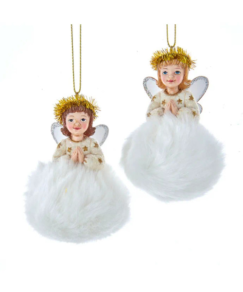 GERMAN FLUFFY ANGEL ORNAMENT - E0716 GERMAN FLUFFY ANGEL ORNAMENT - E0716