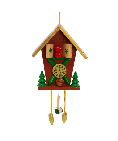 WOODEN CUCKOO CLOCK ORNAMENT - G0309