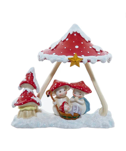 MUSHROOM NATIVITY TABLETOP - MLM0016