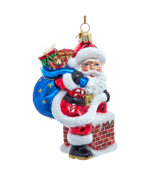 SANTA IN CHIMNEY - NB1793