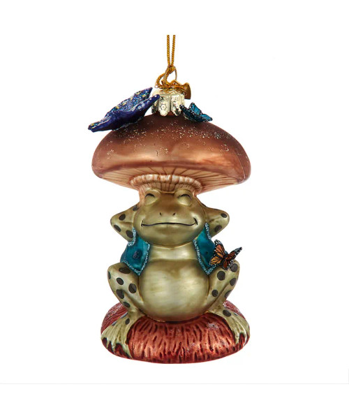 SLEEPING FROG WITH MUSHROOM - NB1797