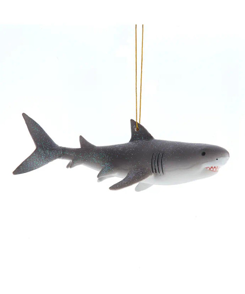 GREAT WHITE SHARK ORN - NB1810
