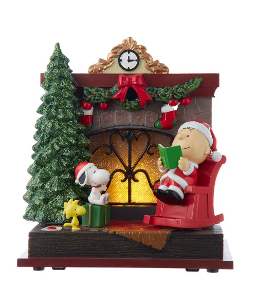 PEANUTS© CHARLIE BROWN MUSICAL FIREPLACE - PN5234