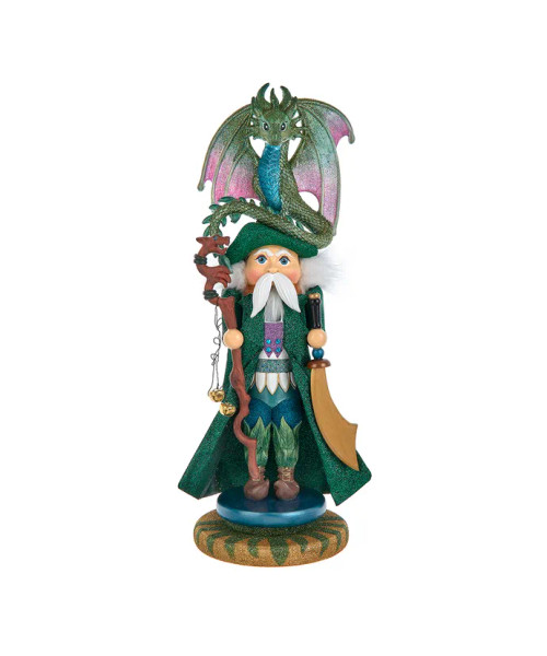 WIZARD WITH DRAGON NUTCRACKER - HA0736 WIZARD WITH DRAGON NUTCRACKER - HA0736