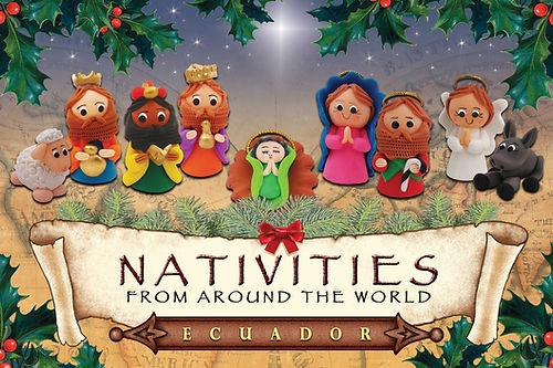 ECUADOR NATIVITY SET OF 10 - NAWE