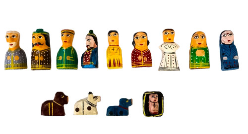 NATIVITIY FROM INDIA SET OF 13 - NAWI