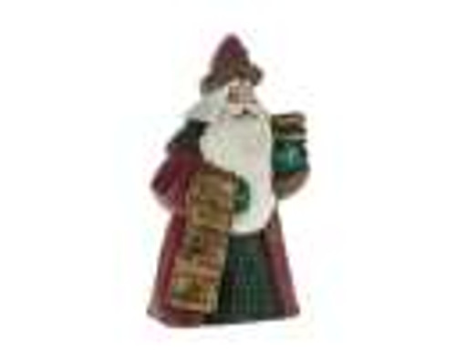 9" TOY LIST SANTA - S1056