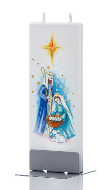 NATIVITY SCENE CANDLE - D18013