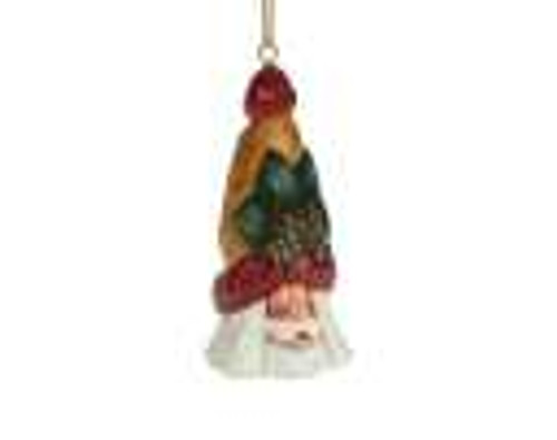 PINECONE TALL HAT ORNAMENT 5" - S1048
